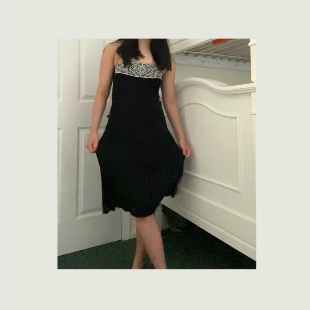 BLACK MAXI SKIRT / MIDI DRESS